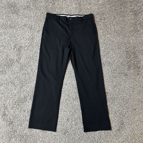 Callaway Performance Golf Pants Men’s Size 34x30 Black Flat Front‎ Stretch - Picture 2 of 12
